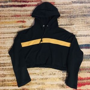 Forever 21 crop top hoodie
